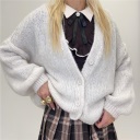 cardigan con bottoni flash